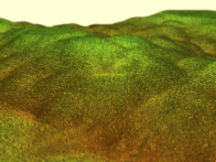 appearance of glmark2 scene terrain with param <default>