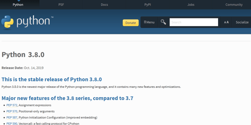 Python3.8のセットアップからパッケージインストールまでのイメージ